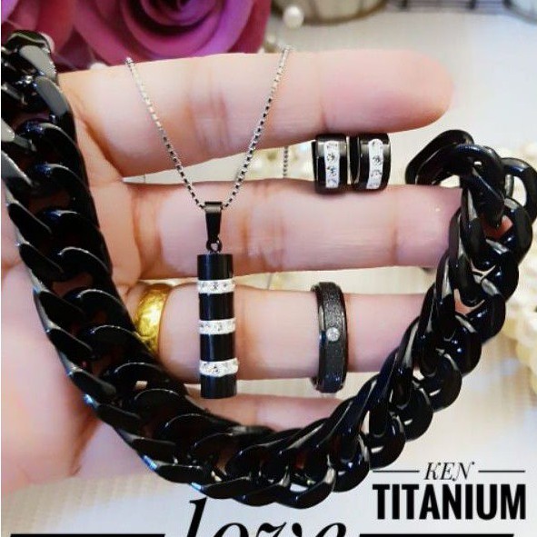 Titanium Set Perhiasan 2716n