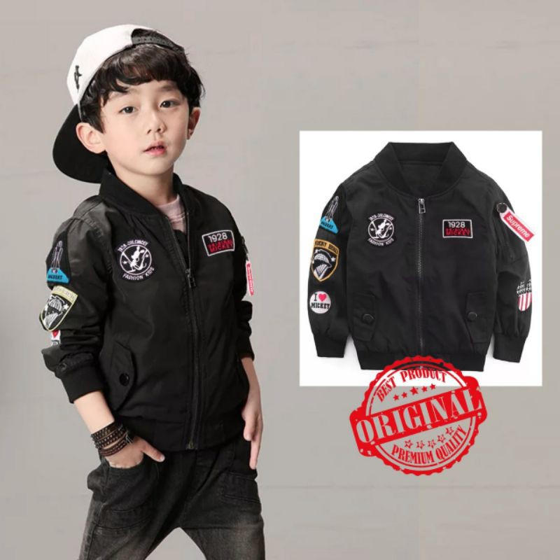 JAKET BOMBER MICKEY ANAK