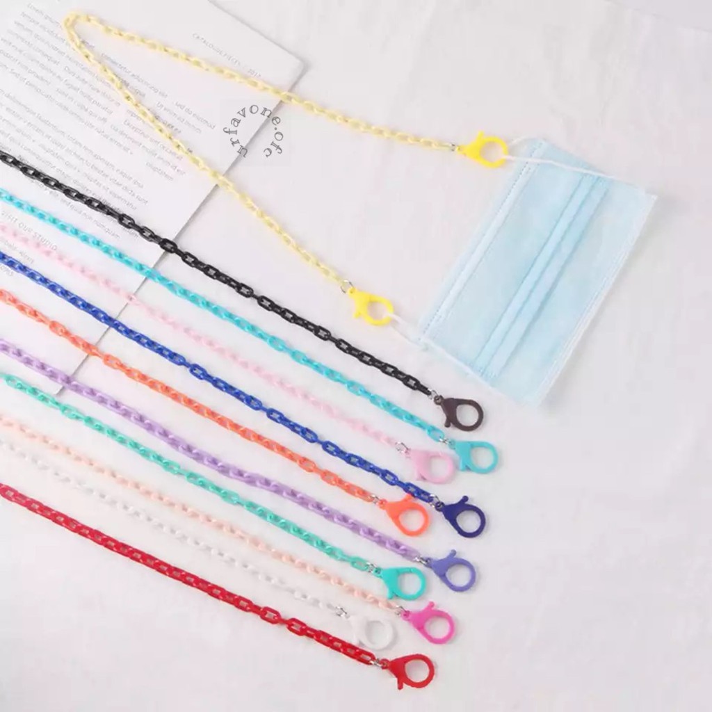 STRAP / LANYARD MASK / tali rantai kalung masker acrylic Korea