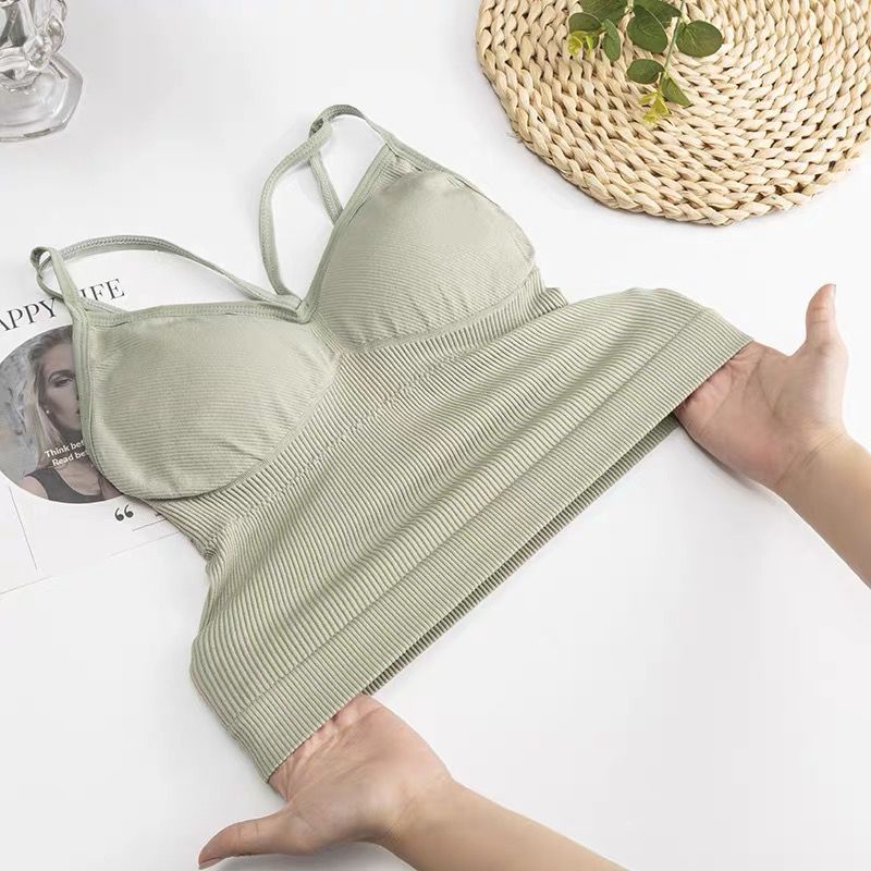 BRA Wanita Import Tanpa Kawat BH Tanktop Wanita Korea Style Elastis Sexy