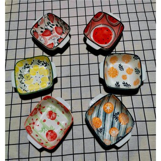 P 39 Piring Mangkuk Keramik Kecil Lucu Motif Buah ada P 39 Piring Mangkuk Keramik Kecil Lucu Motif Buah ada