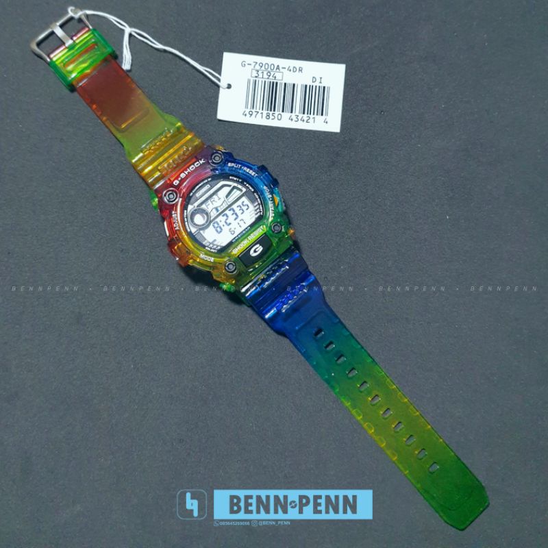 G SHOCK G 7900 CUSTOM RAINBOW JAM TANGAN CASIO GSHOCK