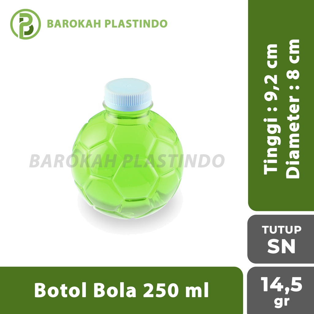 Botol Bola 250 ml / Botol Plastik 250 ml / Botol Unik 250 ml / Botol 250 ml