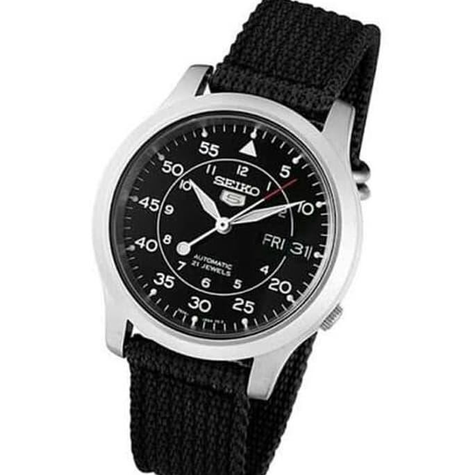 Super Sale Jam Tangan Pria Seiko 5 SNK809K2 Automatic 21 Jewels Ready Stock