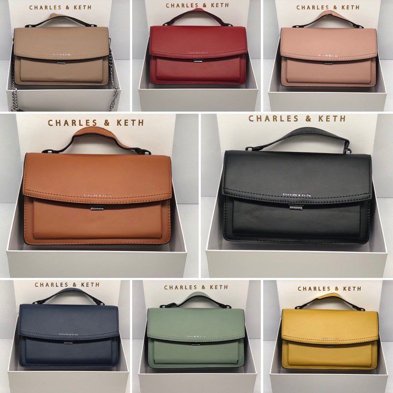 TAS FASHION WANITA PREMIUM CHARLES & KEITH + BOX EXCLUSIVE