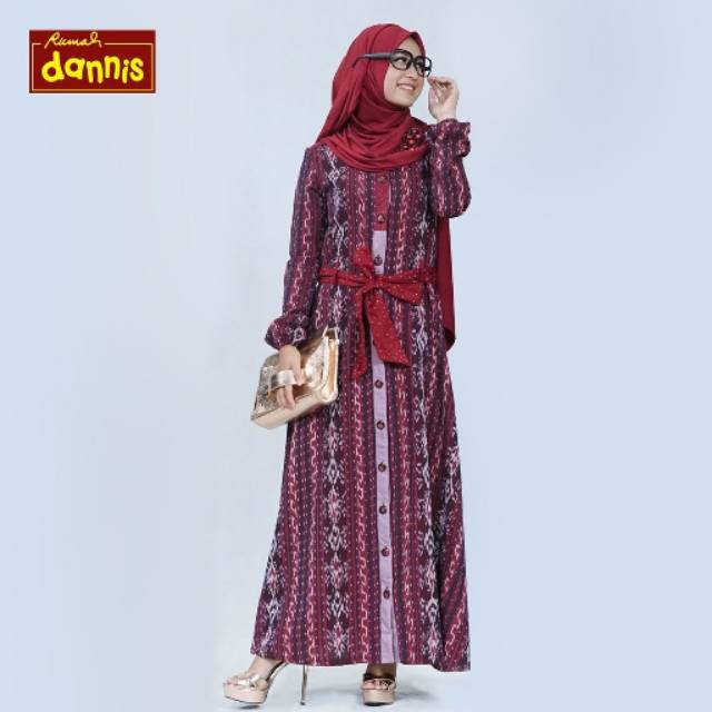 Gamis Abaya Dannis D Tenun S