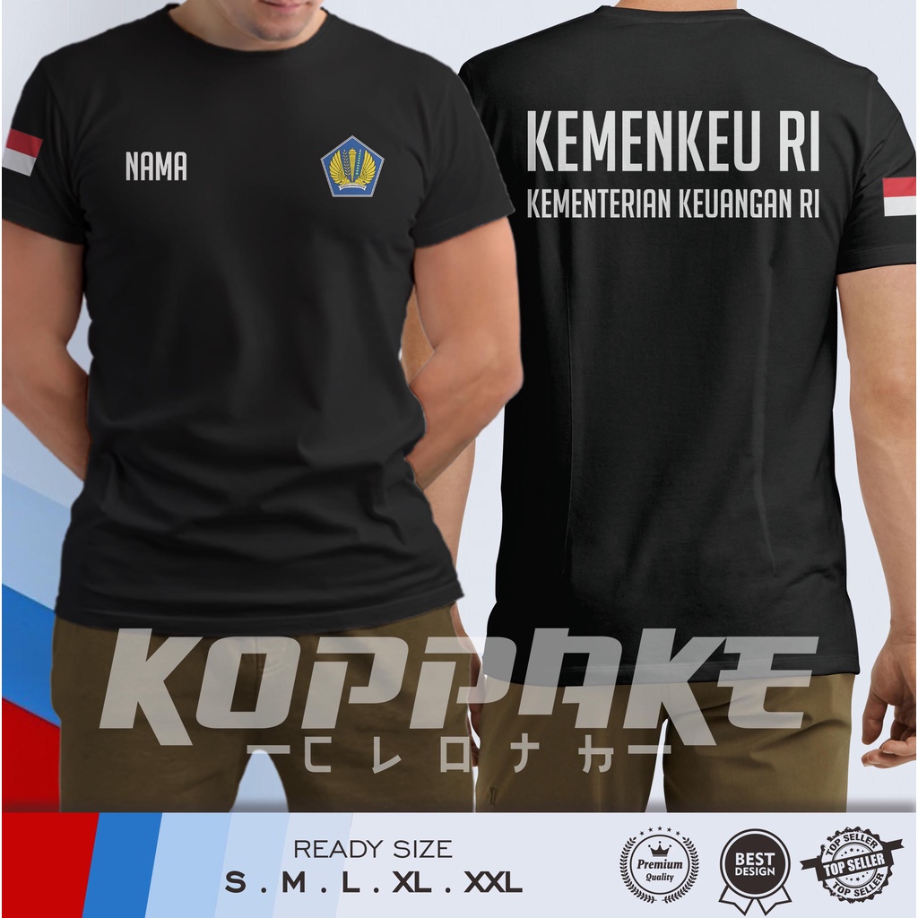 Kaos KEMENKEU RI Kementerian Keuangan Baju Pemerintahan