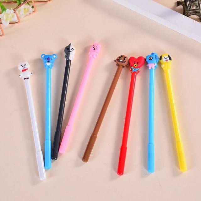 

Pulpen BTS BT21 Pena gel kekinian S0024