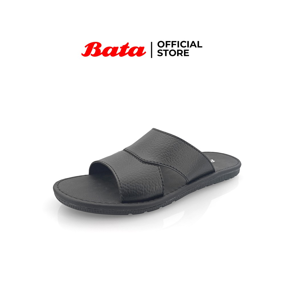 Bata Sandal Pria Slav Black - 8716179