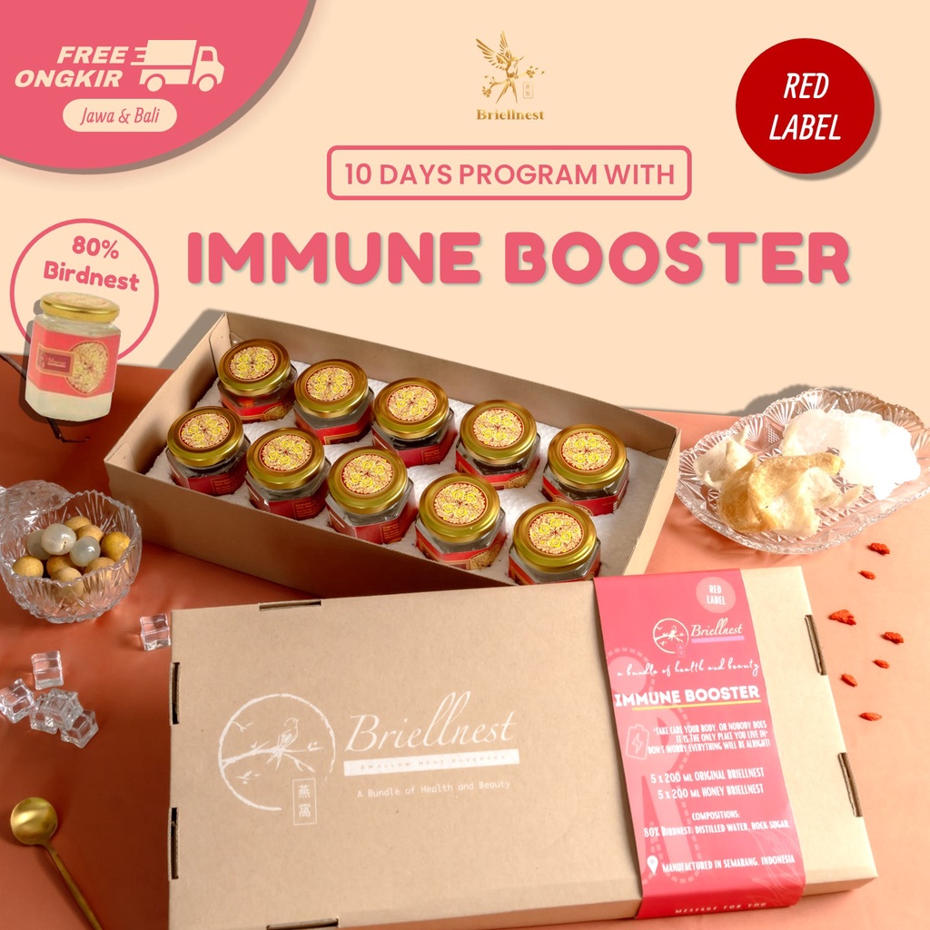 

BRIELLNEST IMMUNE BOOSTER Minuman Sarang Burung Walet [10 x 200 ml]