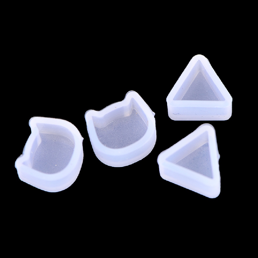 (AdornmentNo1) 2pcs Cetakan Resin DIY Bahan Silikon Untuk Membuat Perhiasan