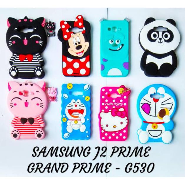 Aksesoris Hp Samsung  & J2 Prime - Grand Prime - Grand 2 & J2 Prime Case Boneka (Bisa 3 Type Hp)
