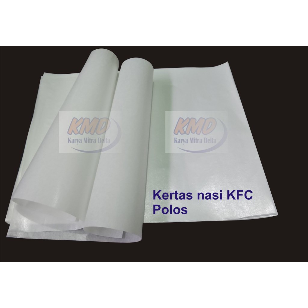 

[100 lembar] Kertas Nasi Putih Laminasi tebal uk.22 x 26cm