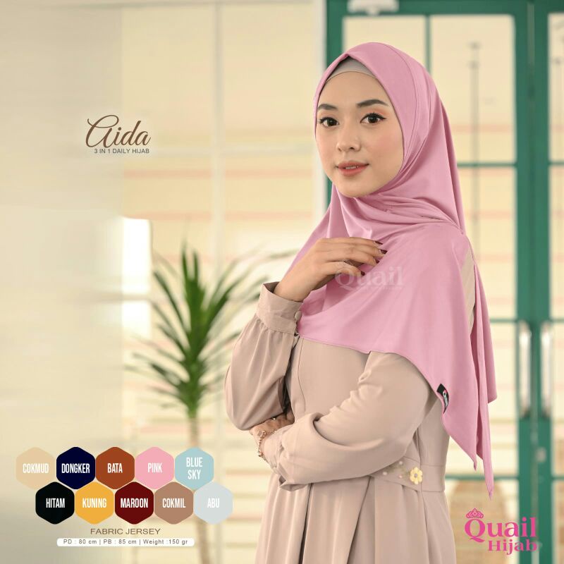 Hijab Instan Aida Daily Original Quail Hijab