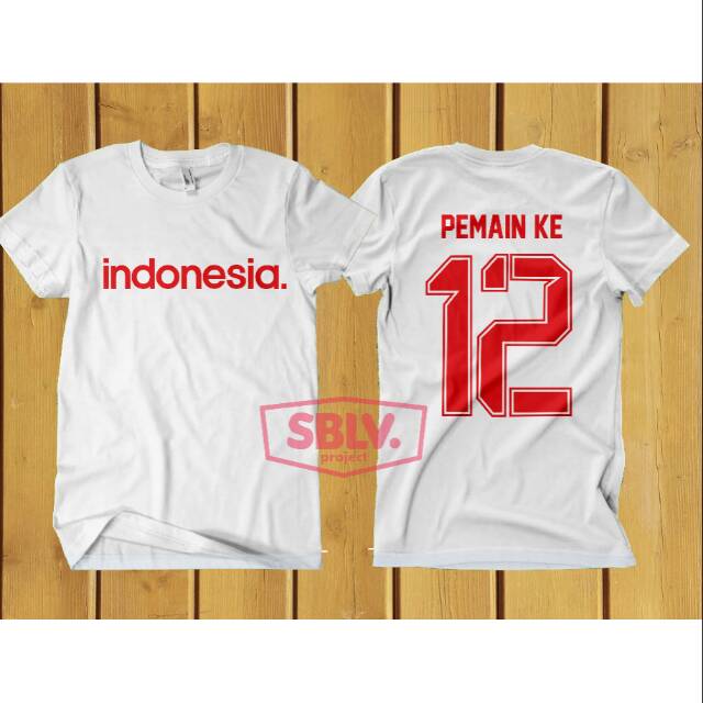 kaos suporter timnas indonesia