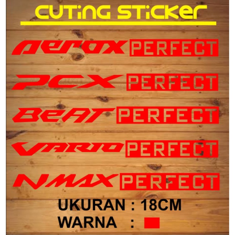 stiker cutting motor variasi beat,nmax,pcx,aerox,nmax perfect