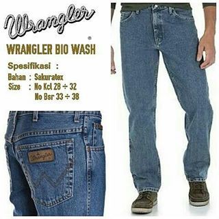 celana jeans wrangler standar/basic