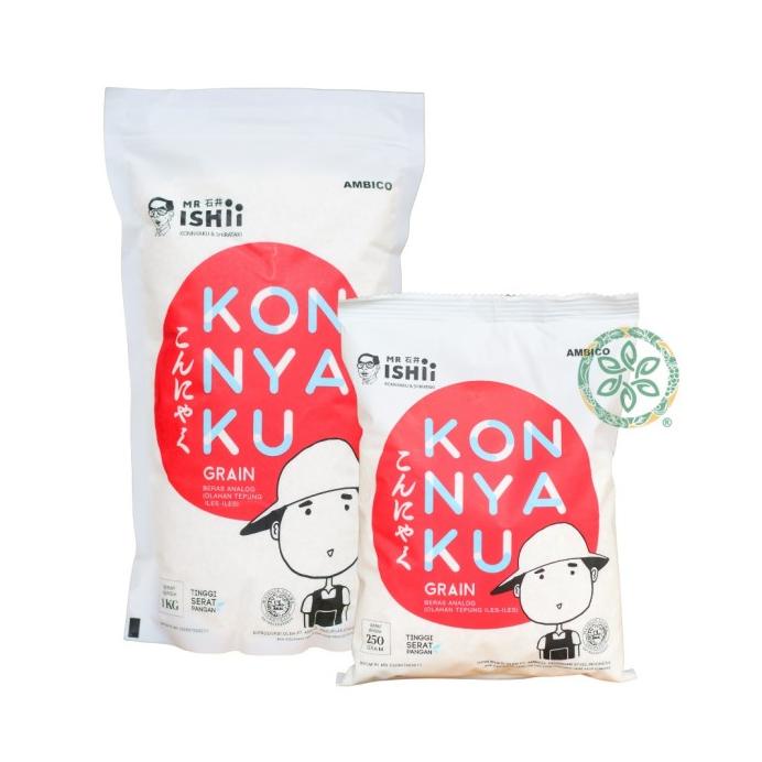 

SHIRATAKI KONNYAKU RICE KECIL - 250G / BERAS KONYAKU