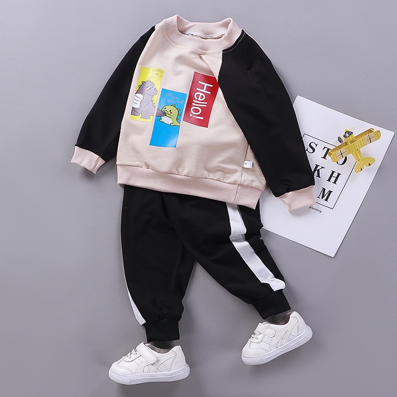 Setelan Baju Bayi Sweater Anak Laki Laki Import 1-3 Tahun