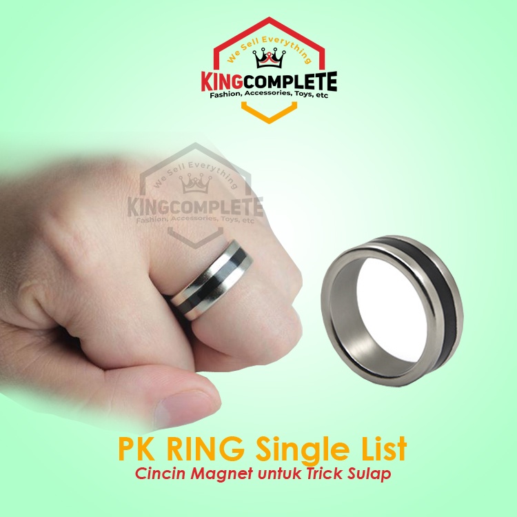 Jual Alat Sulap Cincin Pk Ring Single List Cincin Magnet Shopee Indonesia