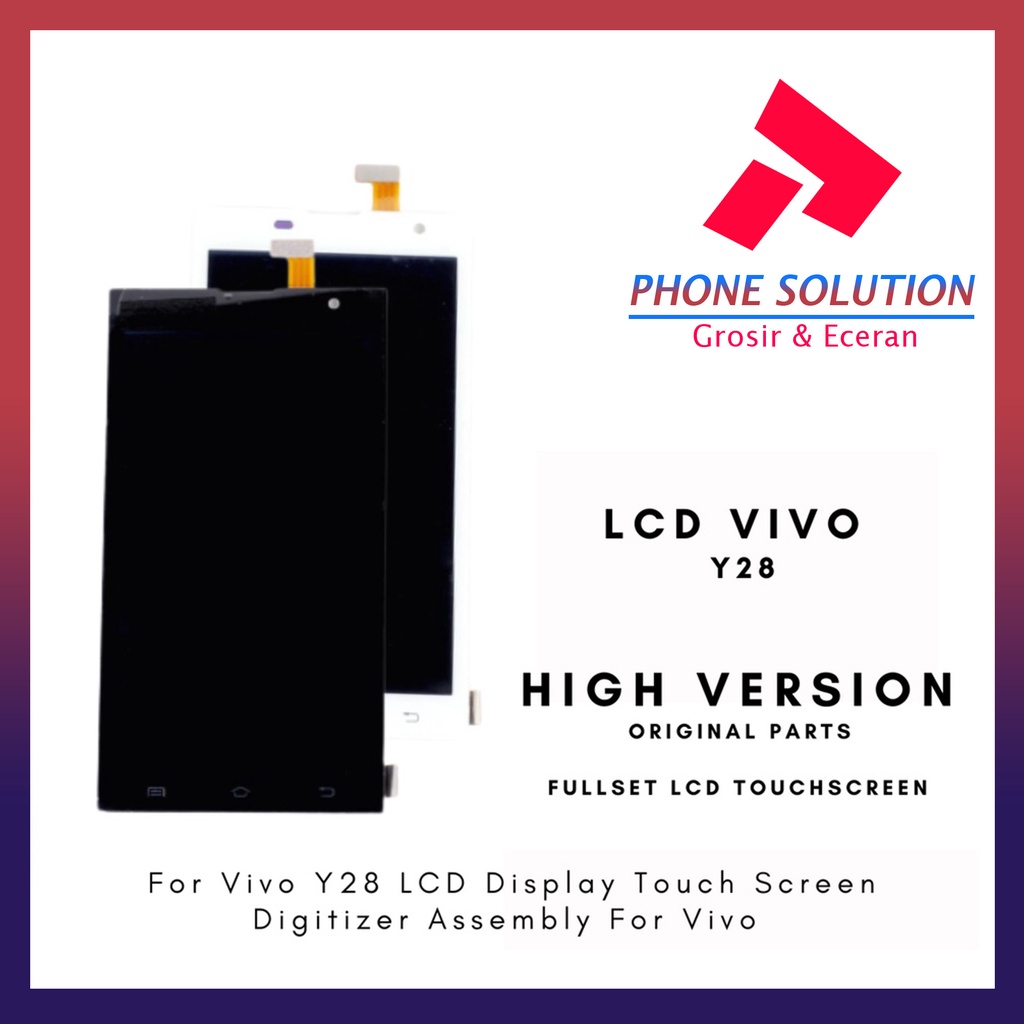 LCD Vivo Y28 ORIGINAL 100% Fullset Touchscreen // Supplier LCD Vivo - Garansi 1 Bulan