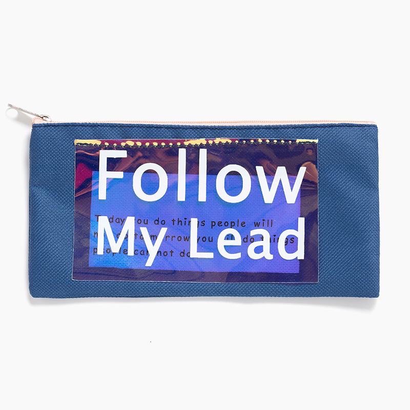 Tempat Pensil Geometry-Canvas Navy