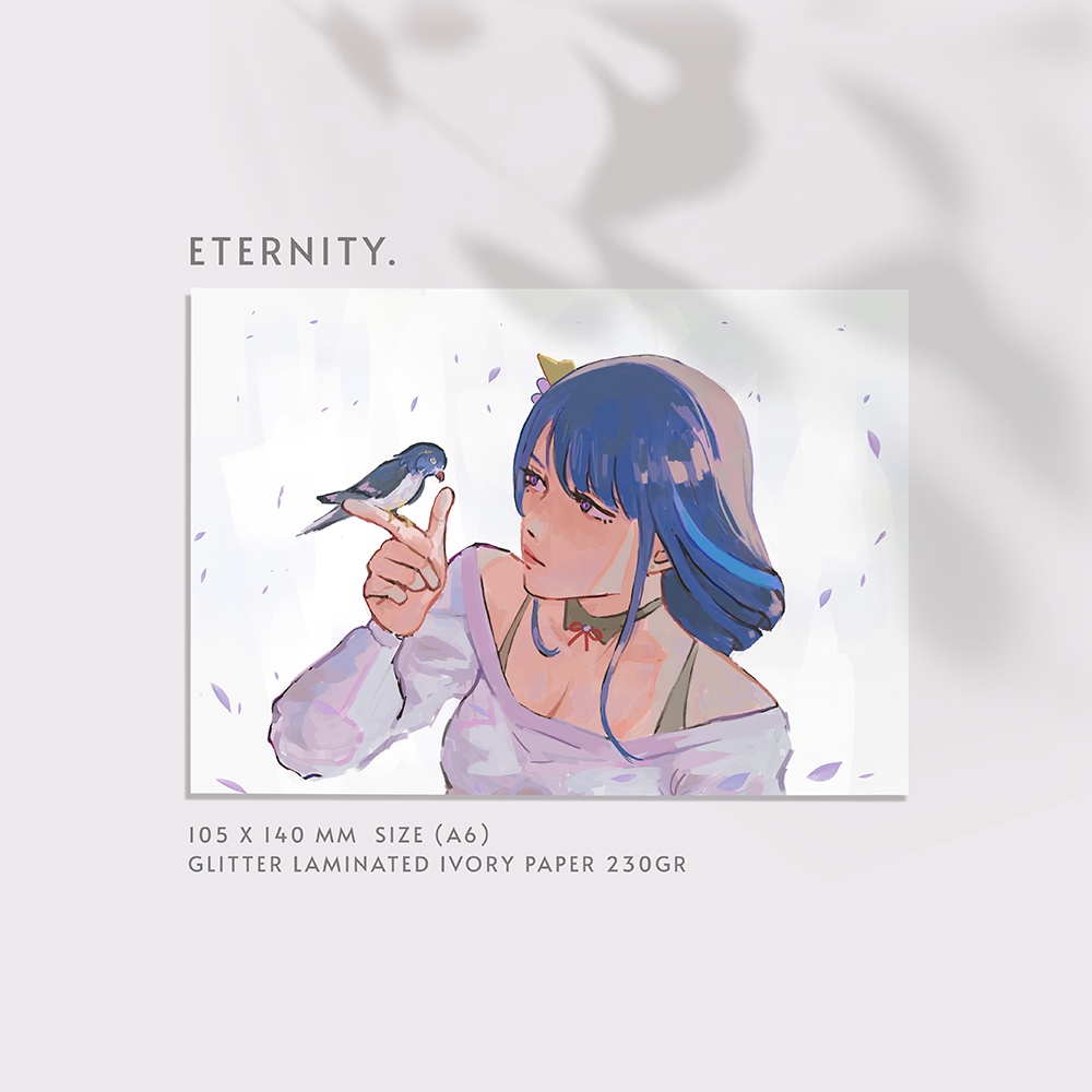 ETERNITY ARTPRINT - RAIDEN SHOGUN BAAL GENSHIN IMPACT
