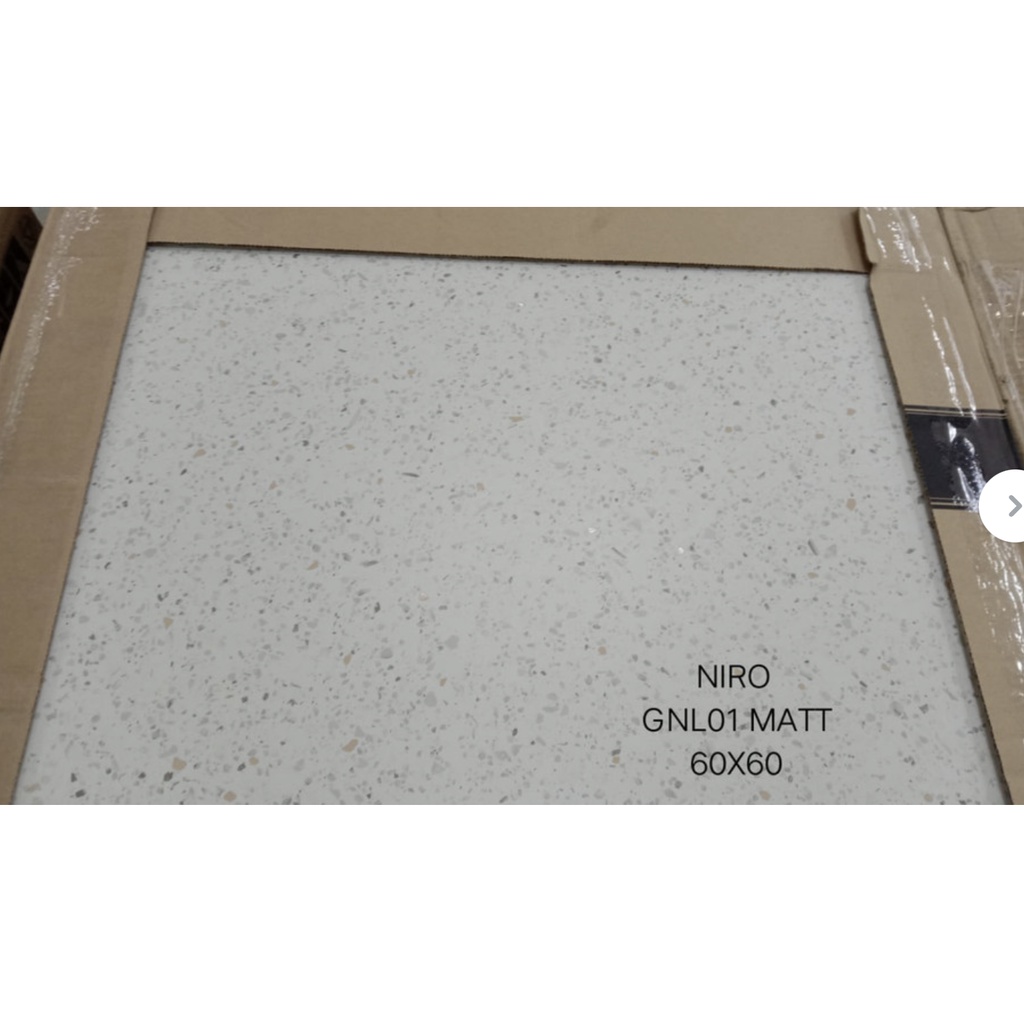 Jual NIRO GRANIT TILE GRANULO GNL01 BRANCO 60X60 KW1 Shopee Indonesia