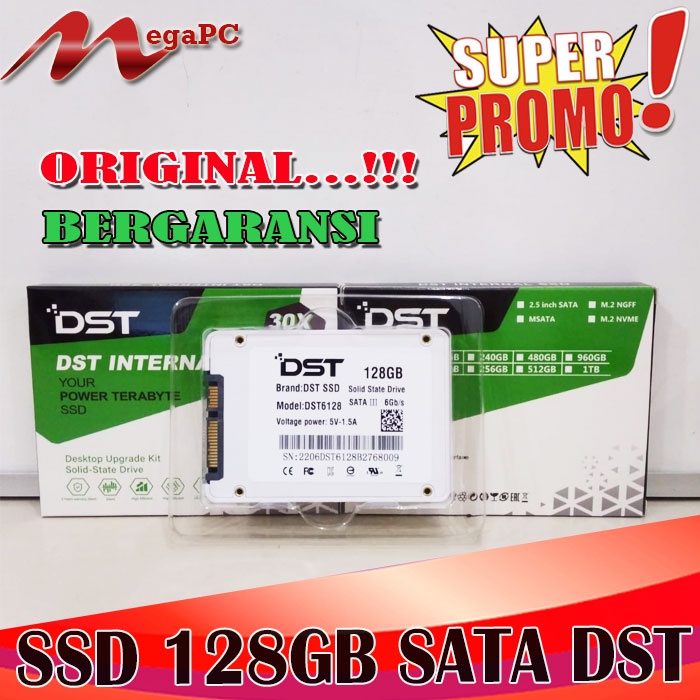 SSD 128GB Merk DST Baru