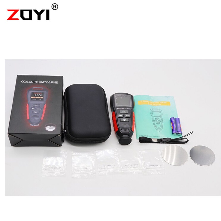 Zoyi ZT-TC13 Coating Thickness Gauge Alat Ukur Ketebalan Cat