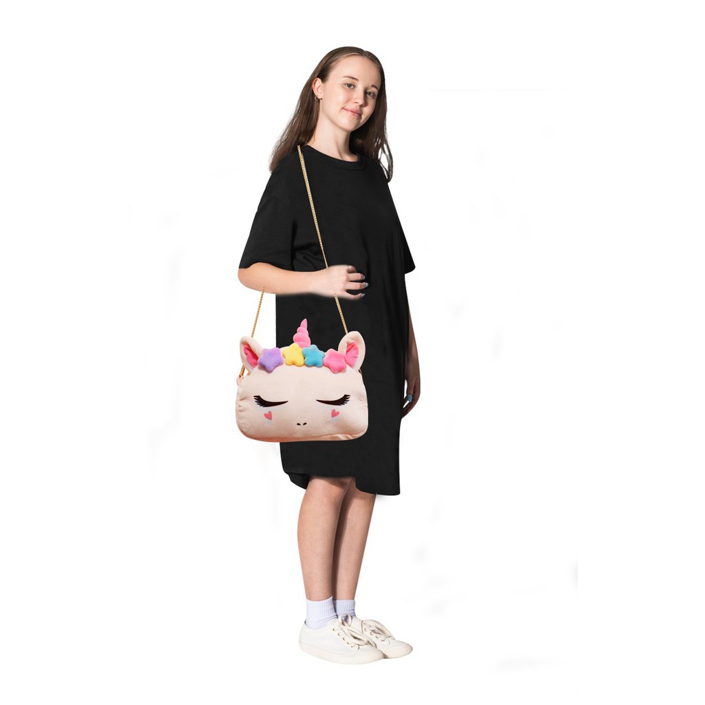 Tas Anak Sling Bag Unicorn Tempat Barang Tas Mini ISTANA BONEKA