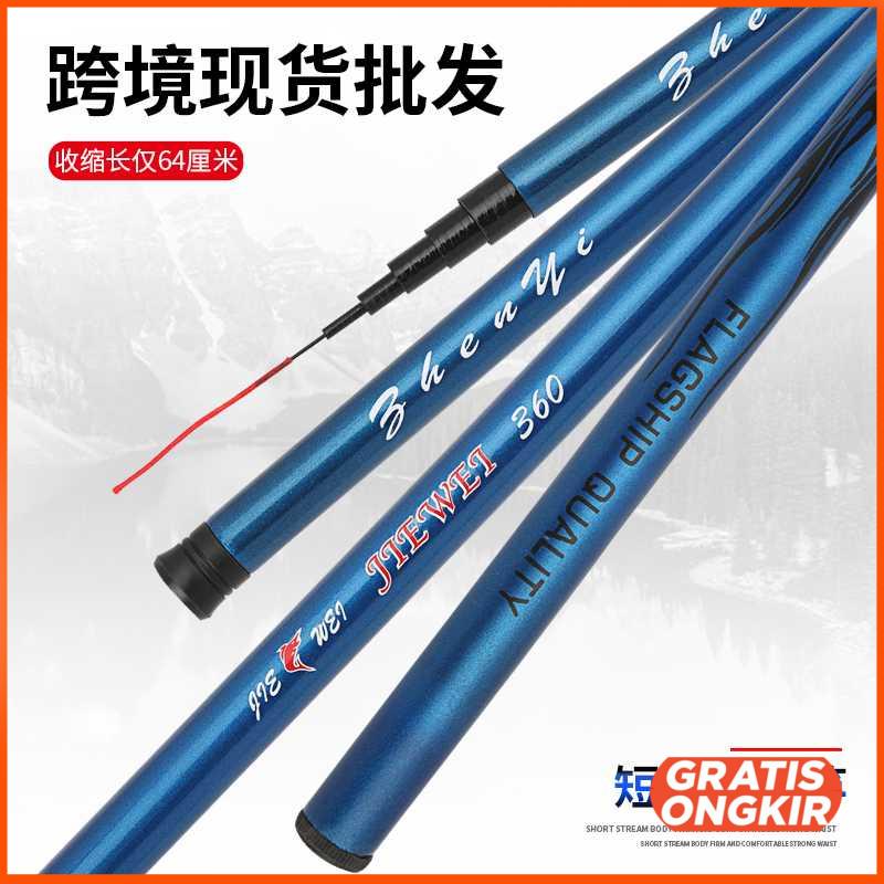 Joran Pancing Fiberglass Fishing Rod - JW360 4.5m