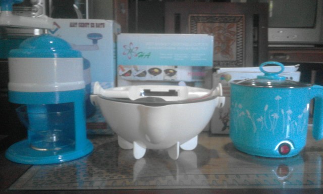 Panci Listrik / Teko Listrik Electric Steamer Pot Stainless Steel 16 Cm Warna