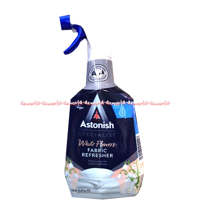 Astonish White Flowers Fabric Refresher 750ml Cairan Astonis Untuk Strika Setrika Baju Pakaian Lebih Wangi