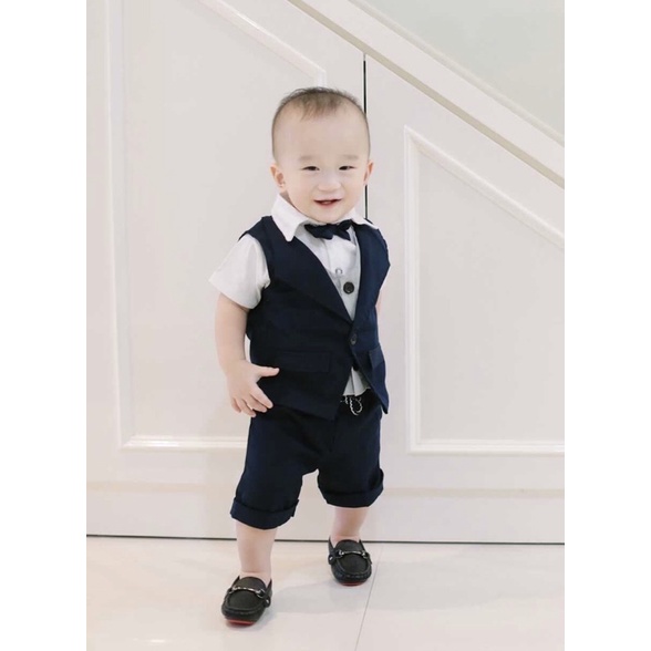 Baby tuxedo 1-3 tahun 0-8 tahun set tuxedo bayi baju kondangan celana panjang dan pendek tuxedo anak laki laki jas anak laki laki balita