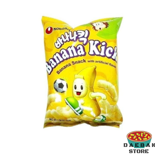 

Nongshim Banana Kick Snack Rasa Pisang Made in korea 45 Gr