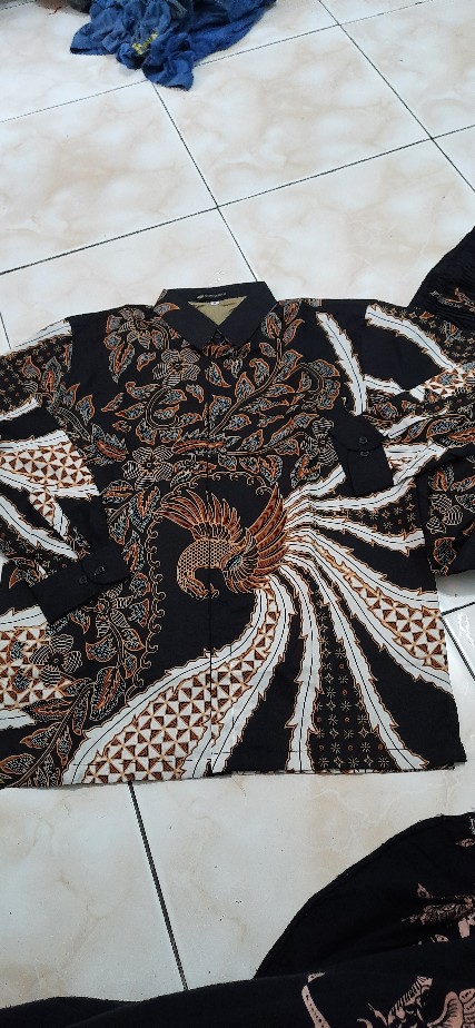 Batik Couple / Baju Batik Couple / Batik Set / Batik Lengan Panjang / Rok Set