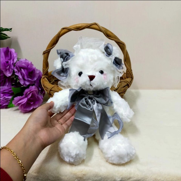 Boneka teddy bear import lembut 32cm beruang house kado hadiah ultah souvenir hampers