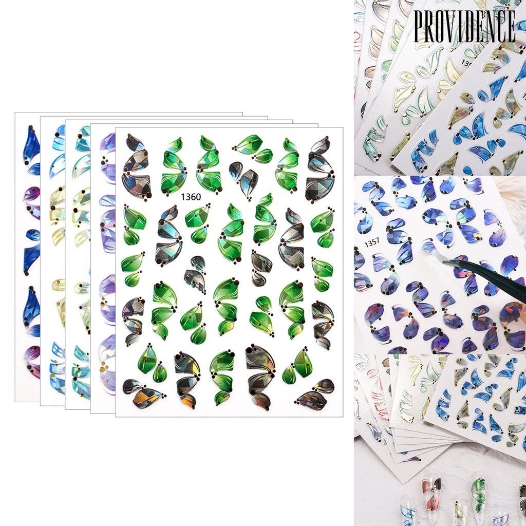 Providence Manicure Decal Delicate Exquisite Glue-free Ballet Streamers Nail Art Transfer Sticker for Women