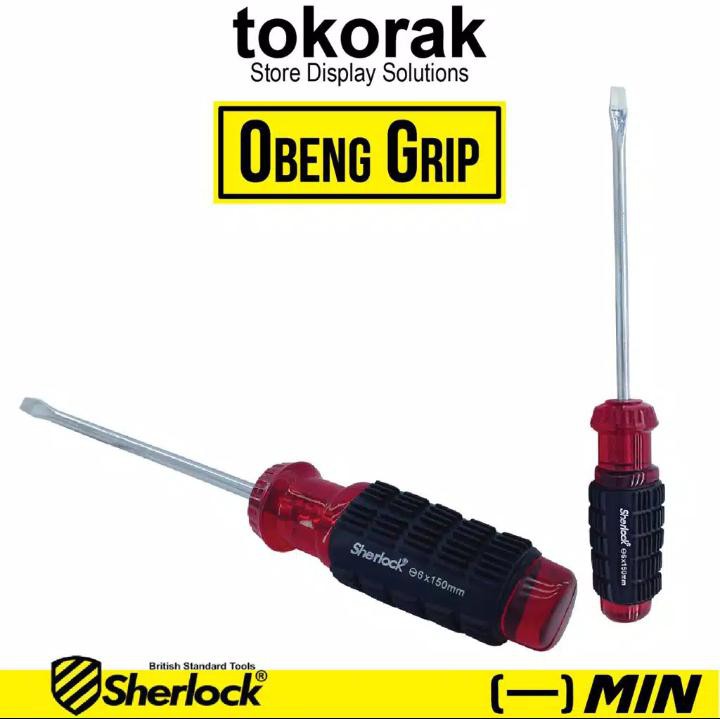 OBENG SHERLOCK GRIP MIN 6 INCH OBENG MIN OBENG ( - )