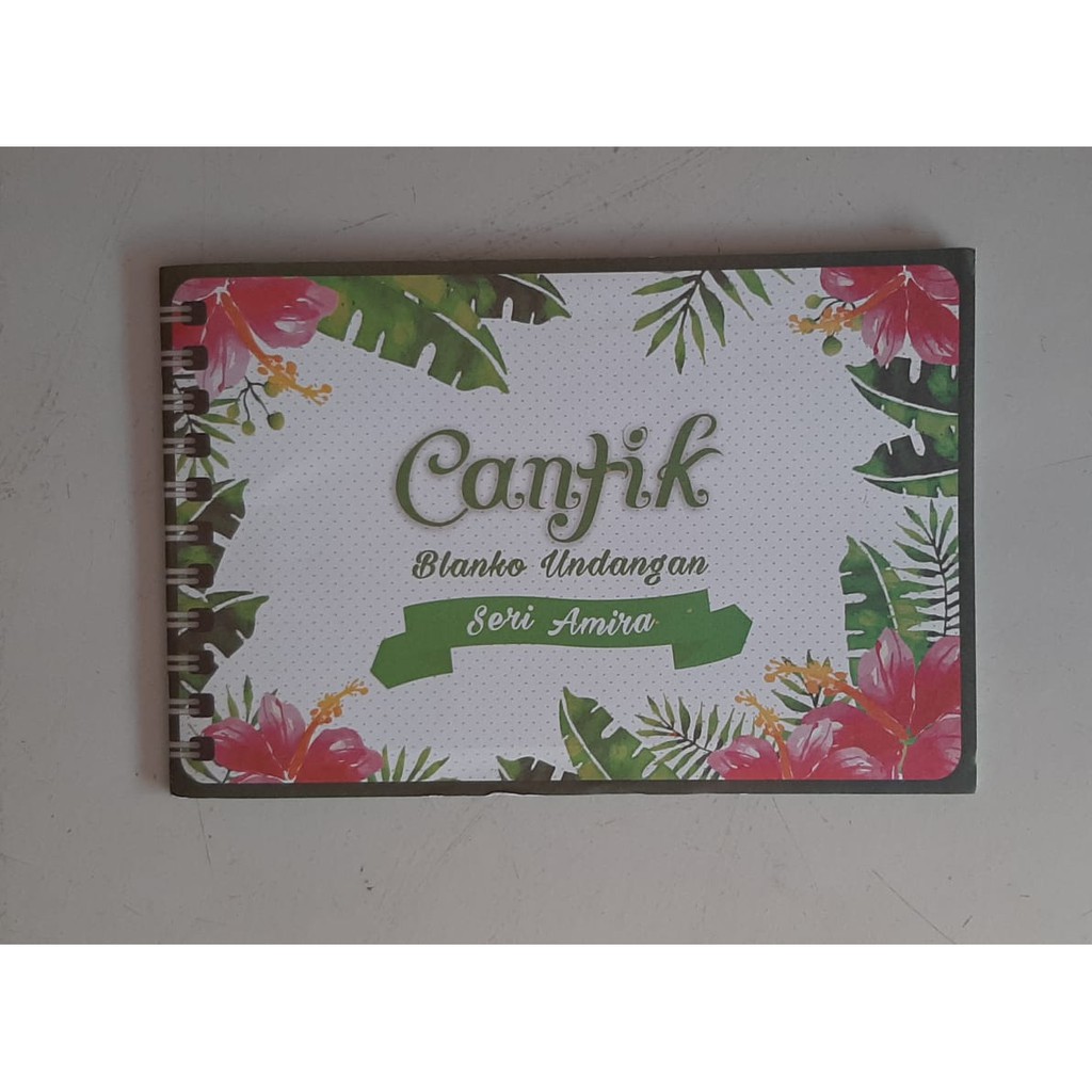 Katalog atau Sample Undangan Merk Cantik