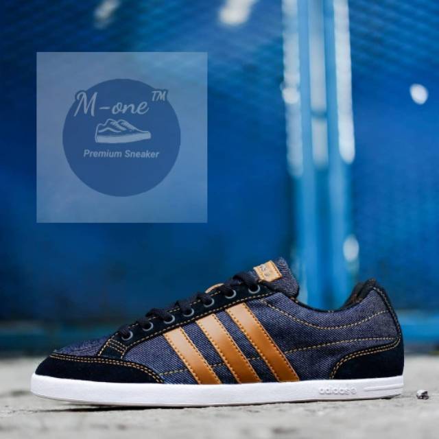 adidas neo caflaire denim