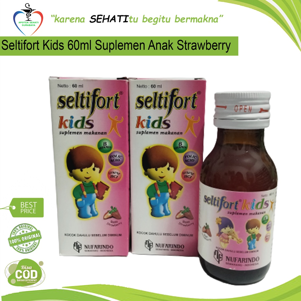 SELTIFORT KIDS SYR  60ML Multivitamin Pertumbuhan Anak