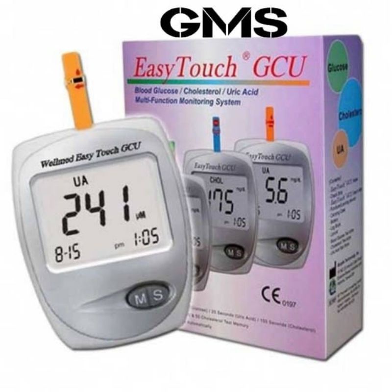 Easy Touch GCU 3 in 1 / Alat cek Gula , Cholestrol, Asam Urat