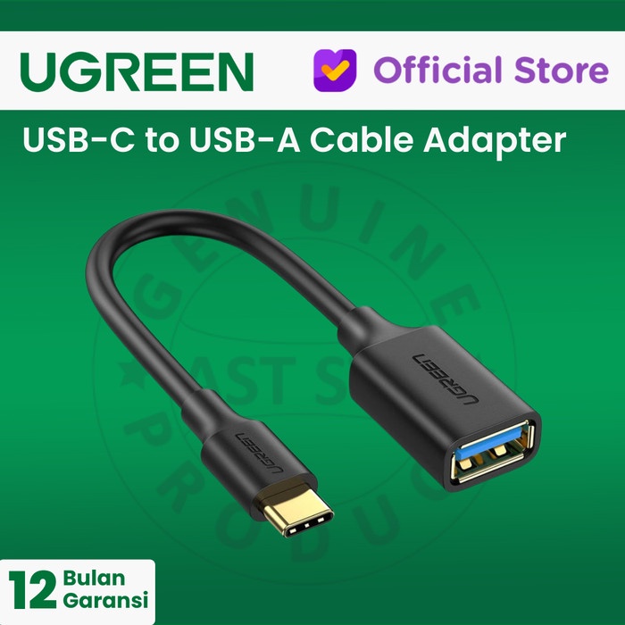 UGREEN Adapter OTG USB-C (M) to USB 3.0-A (F) - US154