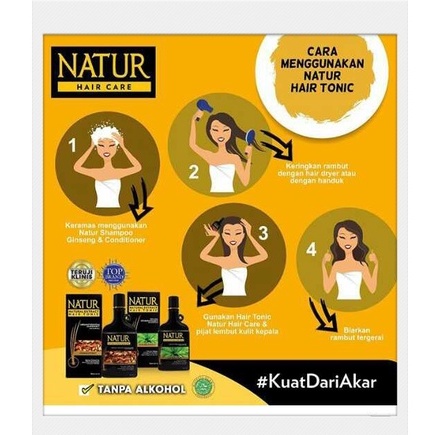 Natur Shampoo &amp; Hair Tonic 2 in 1 Pack