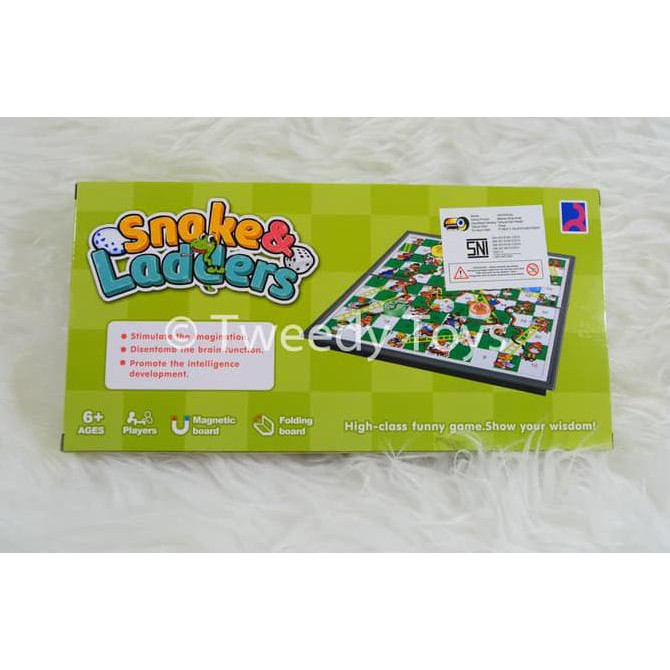 PALING MURAH  Mainan Papan Ular Tangga Magnet Premium