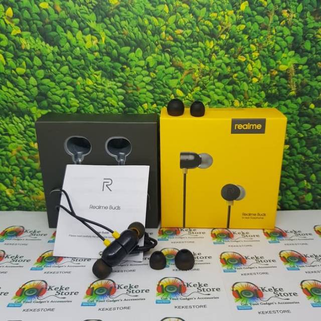 Headset Original Realme 1 2 | Realme 3 5 PRO Handsfree Earsphone Buds