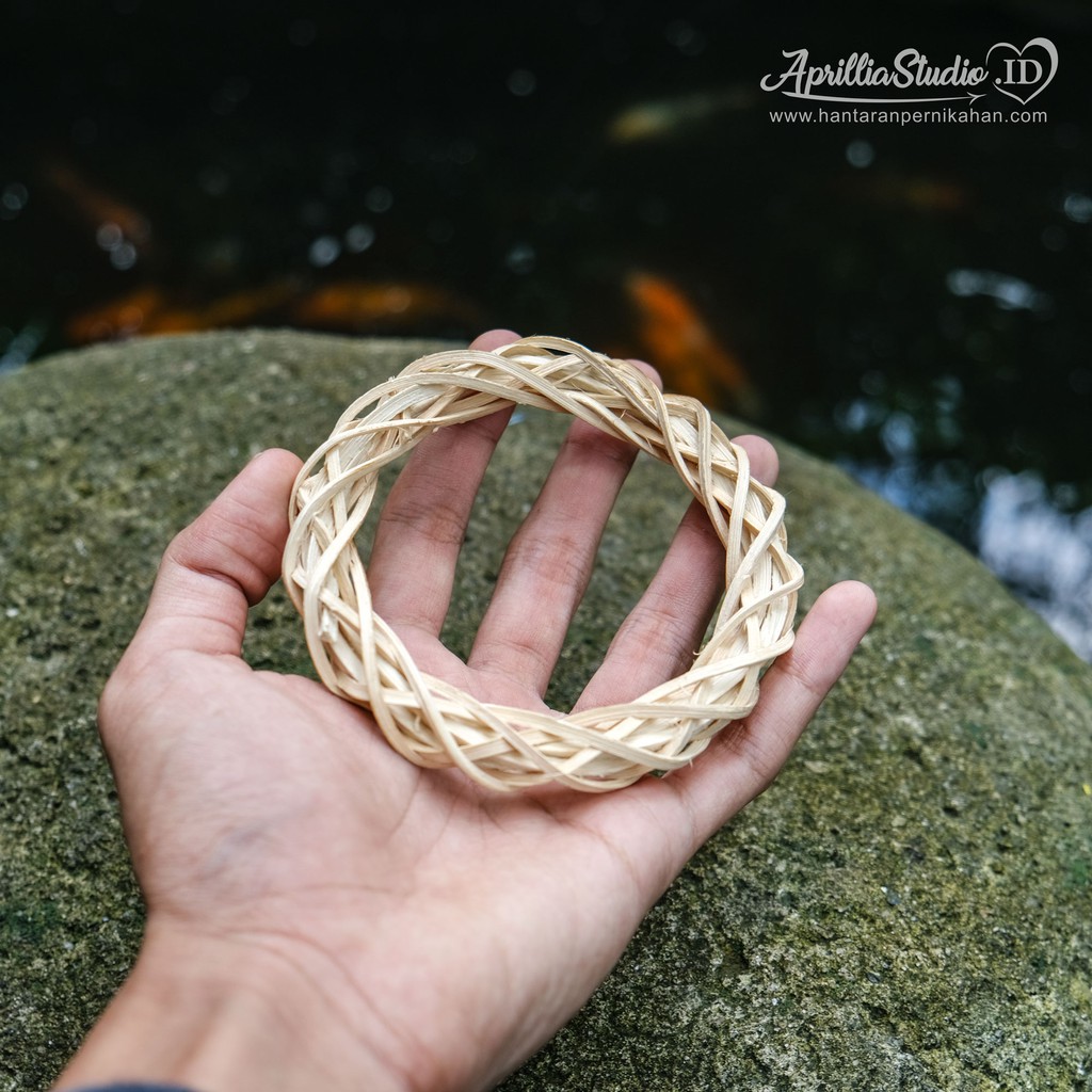 RING ROTAN HIASAN RUSTIC