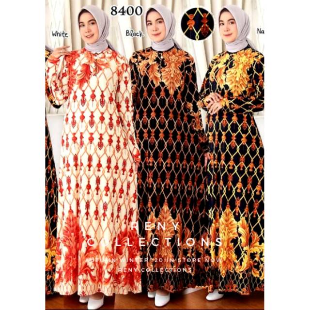 Baju Tunik/Baju Syari/Baju Gamis Grapeskin Gamis Busui Jumbo 4L -8400